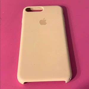 Apple pink silicone iPhone 7 Plus case